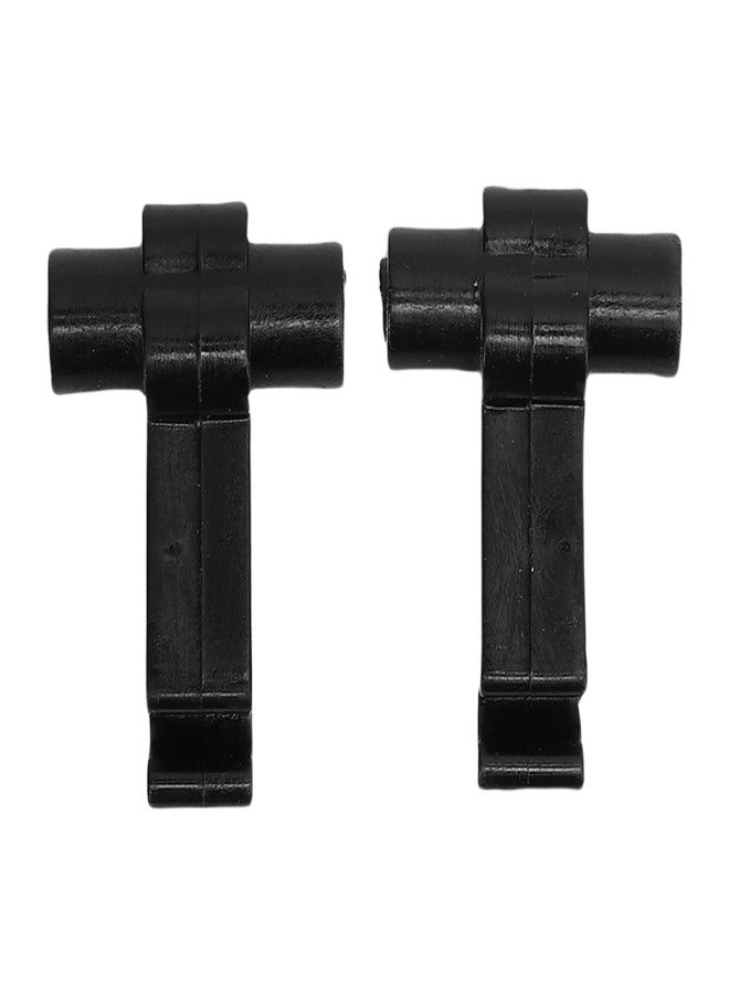 2PCS Extended Vent Window Latch Links Passenger Side Easy Installation Aluminum Wind Noise Fix Kits - Image 1