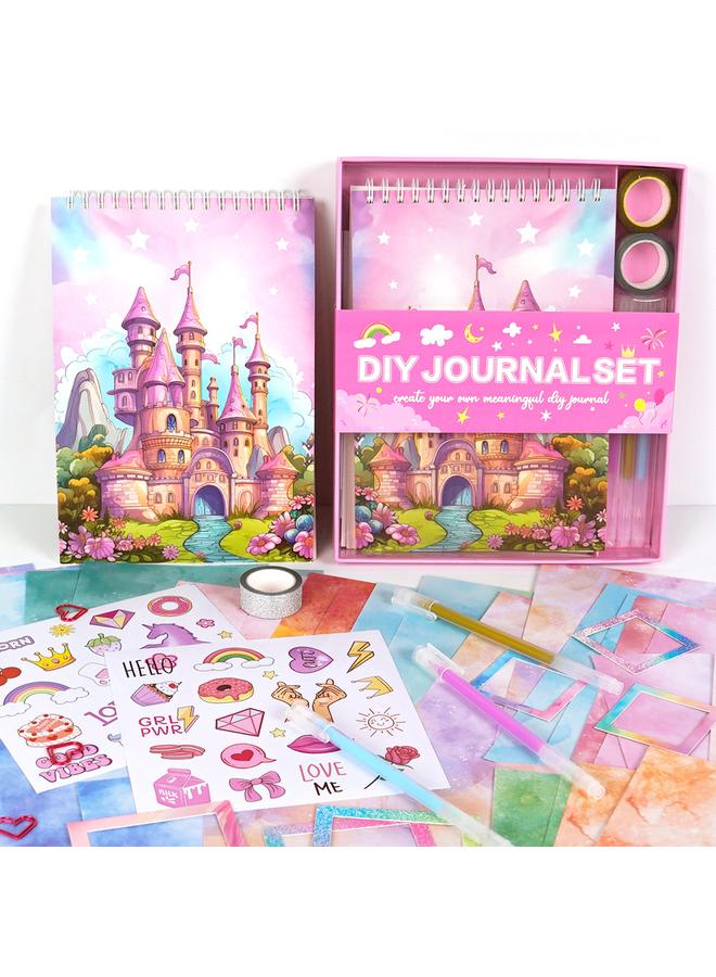 Bluejw DIY JOURNAL SET Diary Scrapbook Sticker Children's DIY Hand Ledger Gift Box Suit - Image 1