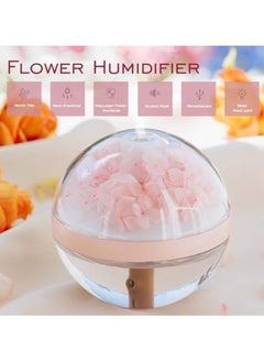 NAFEH Flower Humidifier Stabilized Portable 270ml Capacity Rechargeable Flower Humidifier with Night Light and Waterless Auto Shut-Off for Office Bedroom Living Room  - Image 1