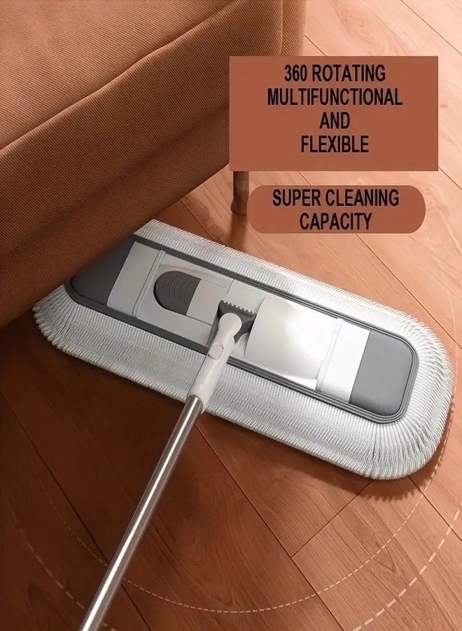 ZEESQUARE Microfiber Mop for Wet & Dry Cleaning – Lightweight Floor Mop with Washable Pads for Home, Office & Kitchen - Image 1