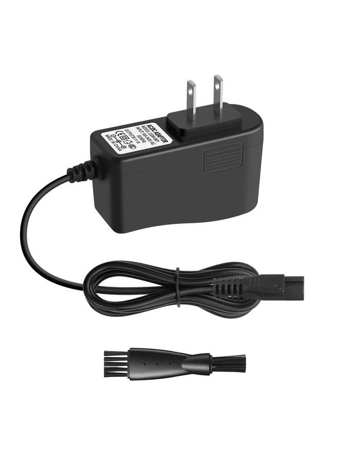 Arkare Meridian Trimmer Charger Replacement for Meridian Grooming Electric Shaver Trimmer 5V Charging Cable for Power Cord Adapter 5V 1A Wall Charger AC/DC Power Adapter with Shaver Brush 6.6FT - Image 1