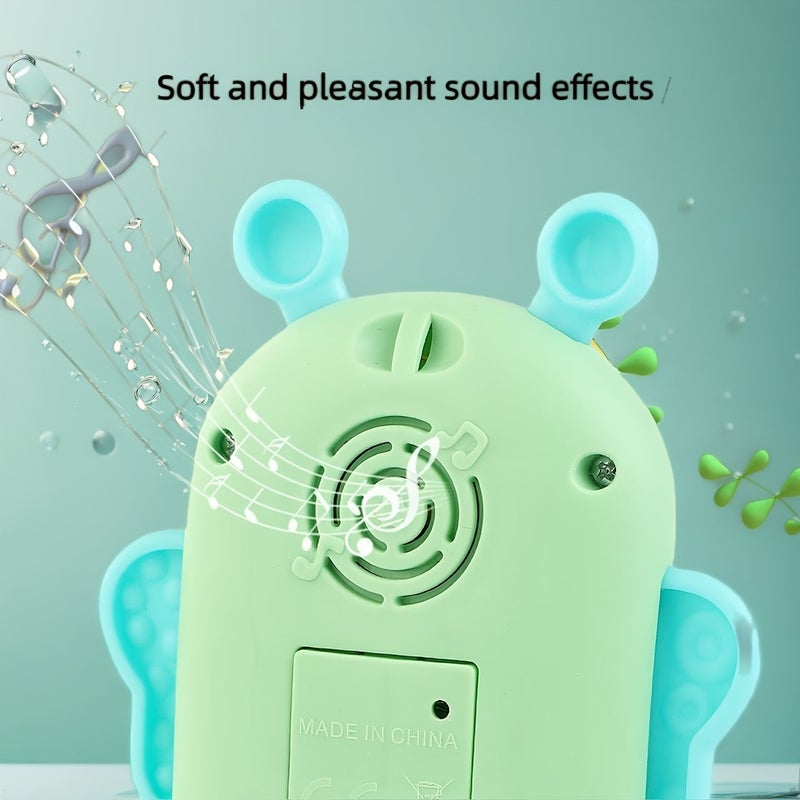 Yellow Educational Music Bee Toy Lights Melodies Colorful Buttons Learning Stories No Batteries - Image 5