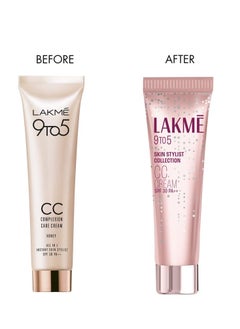 LAKME 9 To 5 Skin Stylist Collection CC Cream Complexion Care Cream SPF 30 PA++ Honey 30g  - Image 4