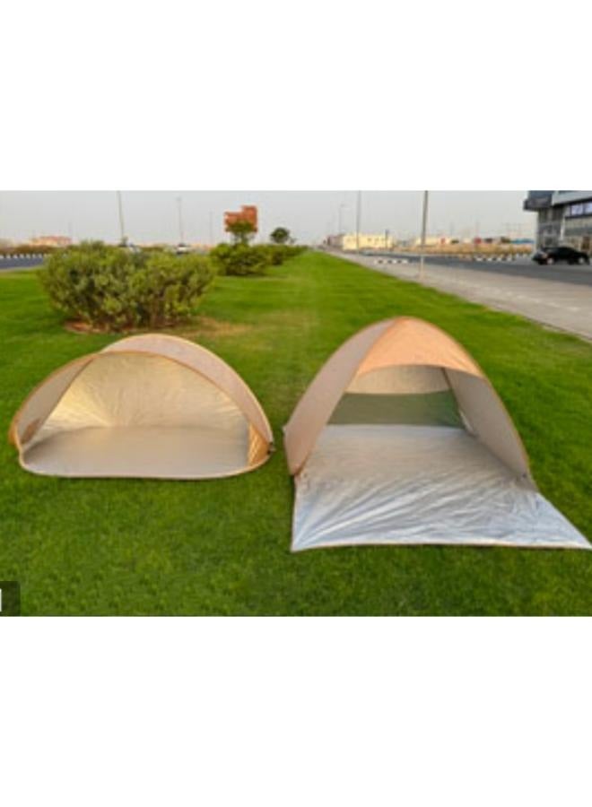 Generic Outdoor Summer Sunshade Pop-up Portable Beach Sunshade Tent for Camping Size: 135cm*180cm*135cm  - Image 2