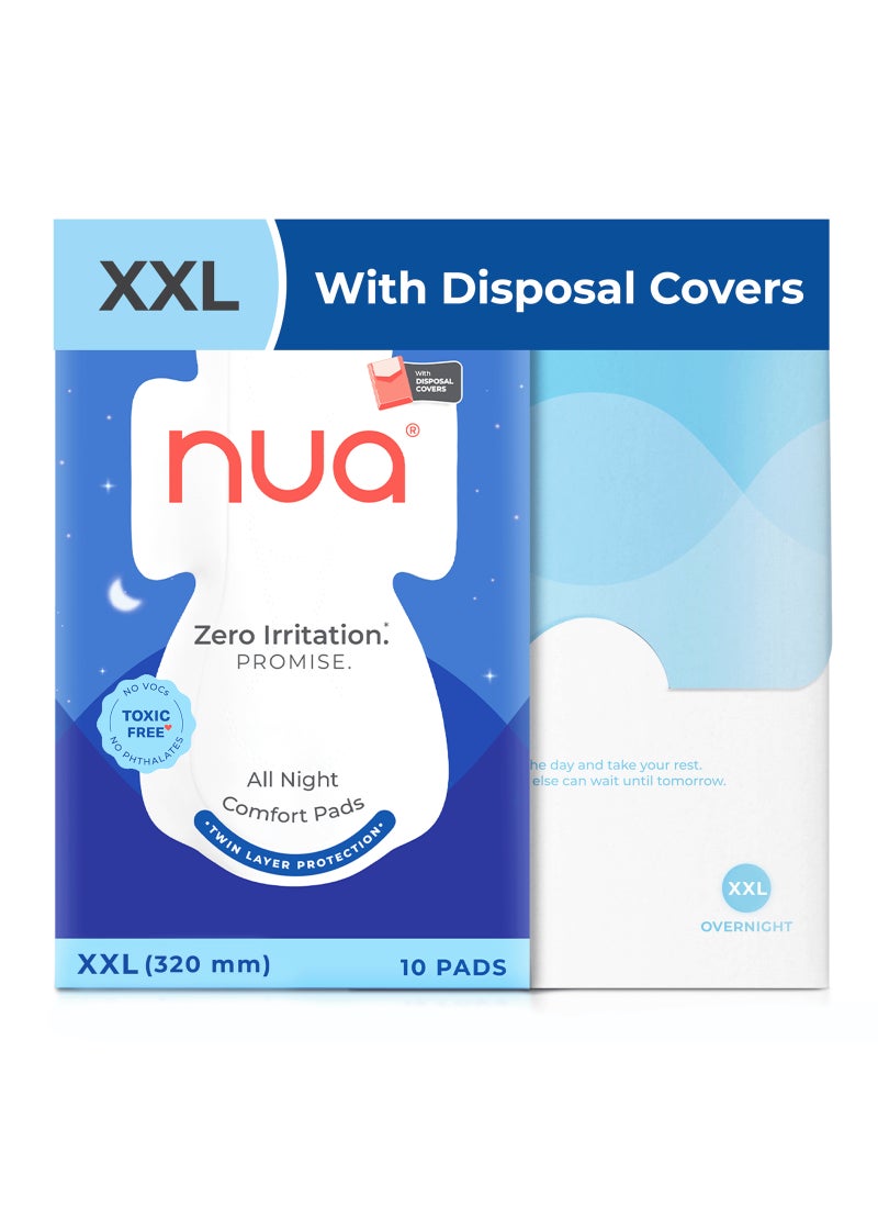 Nua All Night Comfort Sanitary Pads | 320mm - Image 1