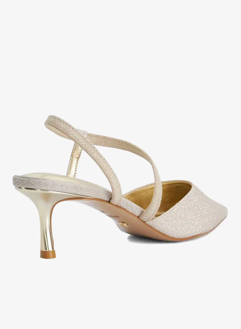 Dune London GOLD Charming Slingback Pumps for Women | Best Price UAE
