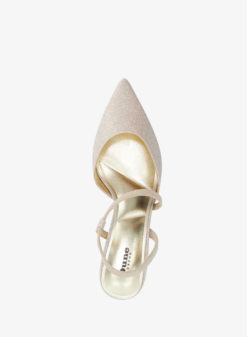 Dune London GOLD Charming Slingback Pumps for Women | Best Price UAE