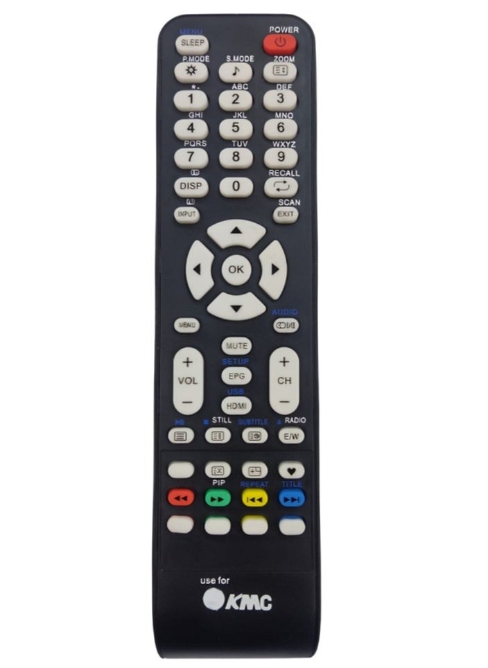 KMC Replacement Remote Control For KMC Lcd Led Tv 
