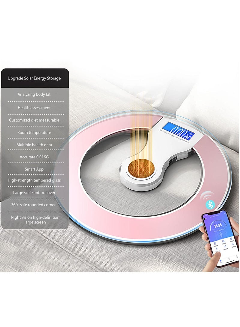 Bonita Smart Bluetooth LCD Display Measuring Scale 30cm Large Size Light Energy Rechargeable Multi Functions Home Weight Measure Fat Calories Water Scale Automatic Charging Electronic Scale - Image 2