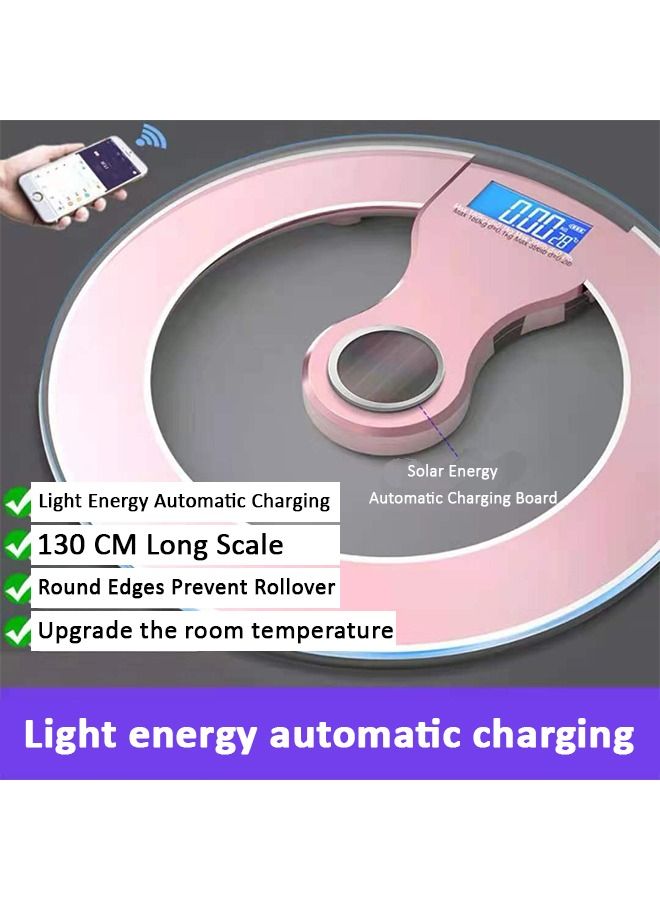 Bonita Smart Bluetooth LCD Display Measuring Scale 30cm Large Size Light Energy Rechargeable Multi Functions Home Weight Measure Fat Calories Water Scale Automatic Charging Electronic Scale - Image 4