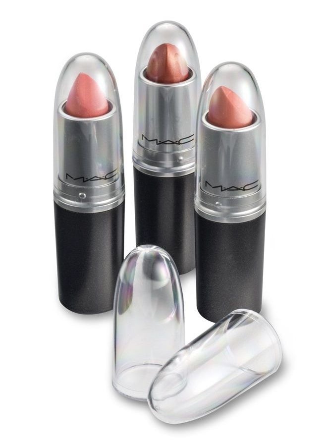 BY ALEGORY Clear Acrylic Lipstick Caps - Replaces Original Individual MAC Lipstick Caps - See Your Favorite Lipstick Color Easily (24 Pack)  - Image 1
