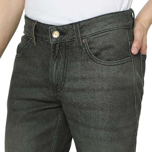 Spykar Men's Skinny Fit Low-Rise Casual Jeans Dark Olive - Image 2