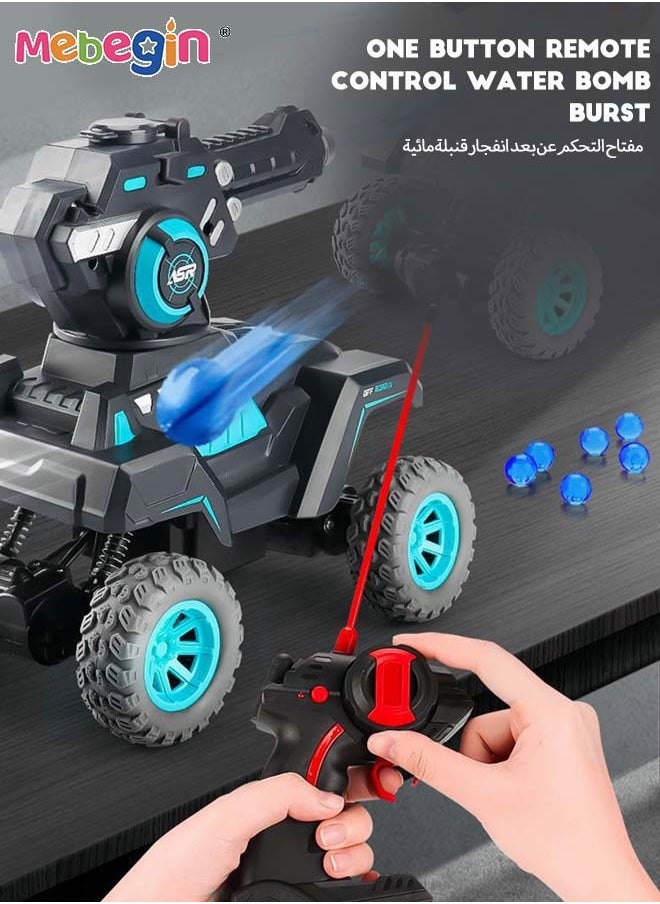 MEBEGIN Remote Control Tank Toy, Radio Control Drift Race Car Set RC Stunt Car with Shock Absorber and Wear-resistant Tires, Suitable for Various Roads, 2 AA Batteries Required(Not Included), Ideal Gift for Kids  - Image 2