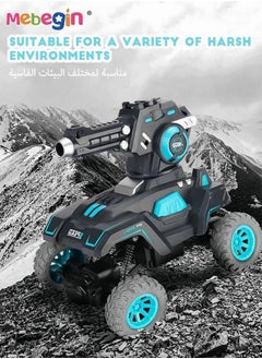 MEBEGIN Remote Control Tank Toy, Radio Control Drift Race Car Set with Water Bullets, RC Stunt Car with Shock Absorber and Wear-resistant Tires, Suitable for Various Roads, 2 AA Batteries Required(Not Included), Ideal Gift for Kids  - Image 3