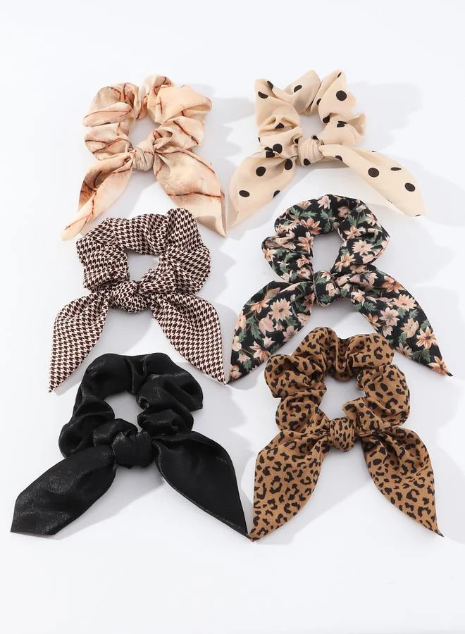 Take Two Take Two Set of 6 - Bow Hair Tie