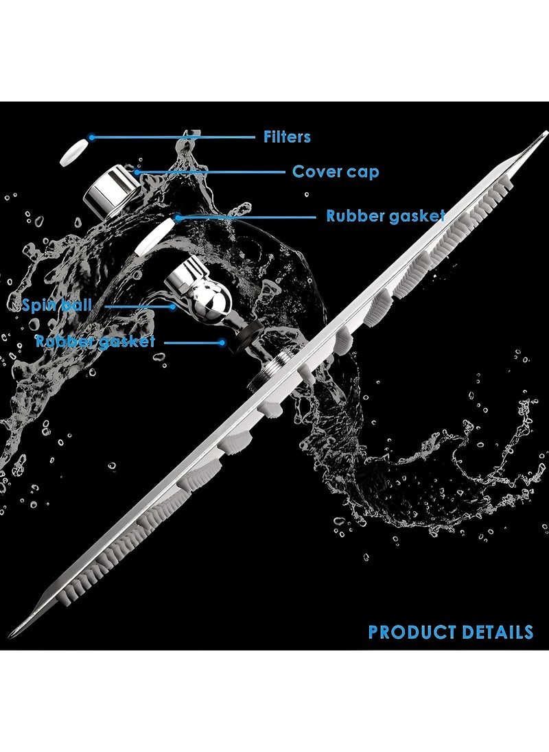 Carnival CARNIVAL Heavy Duty Ultra Slim Square 8x8 Overhead Shower | Stainless Steel 304 Rainfall Shower Head For Bathroom | Adjustable Angles With Premuim Chrome Finish WIthout Arm (8x8)  - Image 4