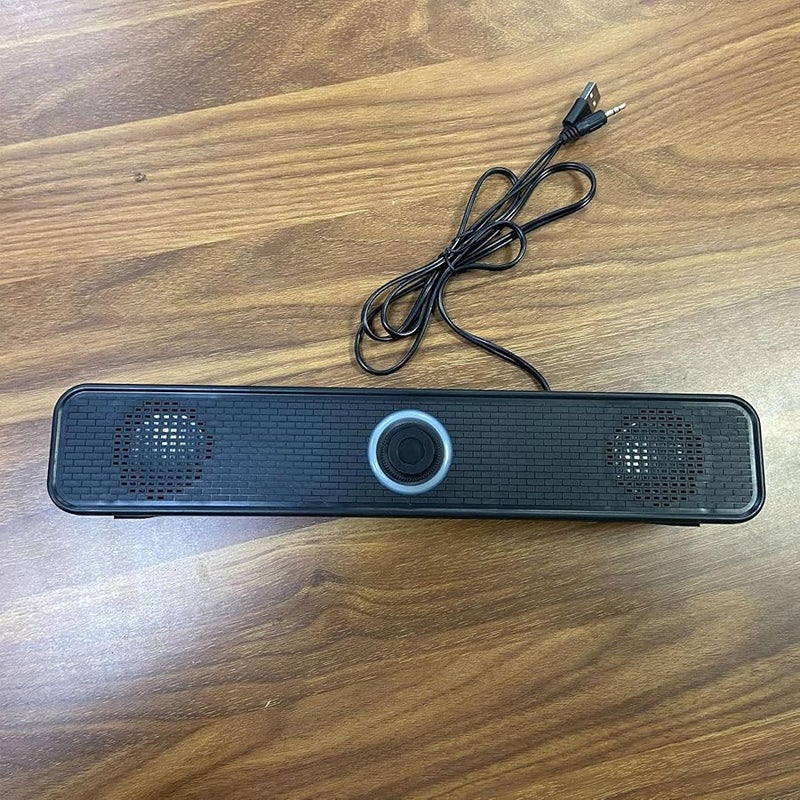 مكبر صوت كمبيوتر بار صوتي عالي الصوت باس عميق نظام صوت ستريو لسطح المكتب لتلفزيون شاشة مكتب منزلي - Image 5