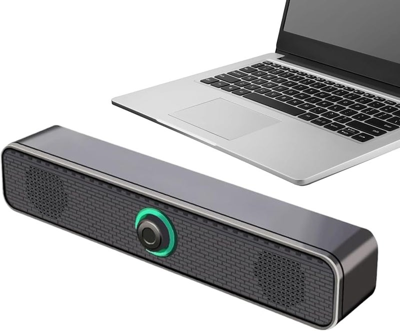 مكبر صوت كمبيوتر بار صوتي عالي الصوت باس عميق نظام صوت ستريو لسطح المكتب لتلفزيون شاشة مكتب منزلي - Image 1