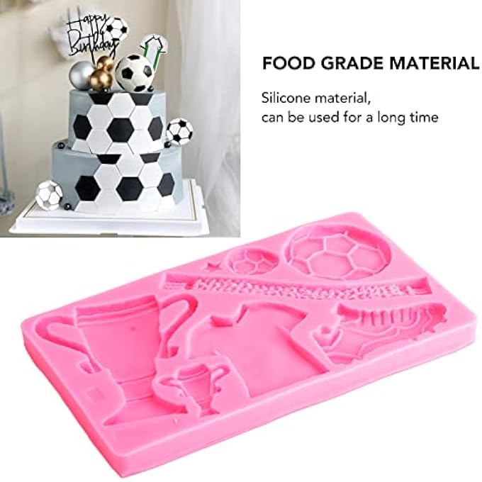 مصغرة كرة القدم كأس العالم موضوع كعكة سيليكون أقراص سكرية قوالب أحذية كرة القدم حلوى الشوكولاته تزيين العفن لعيد ميلاد حفل زفاف DIY كعكة - Image 4