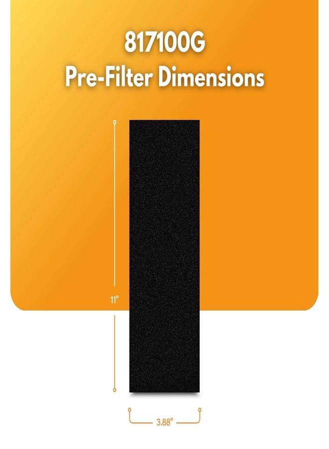 Filter-Monster.com فلتر بديل من Filter-Monster متوافق مع فلتر Whirlpool 817100 المسبق لغسالة الأطباق Whirlpool APMT2001M، عبوة من 4 قطع - Image 3