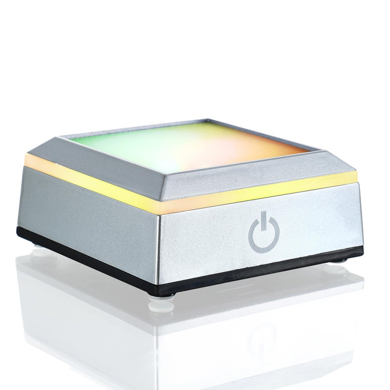 ZEERSHEE 2.6*1.2inch Multicolor LED Light Base for Acrylic 3D Glass Resin Art Lighted Square Display Stand(Flat) - Image 1