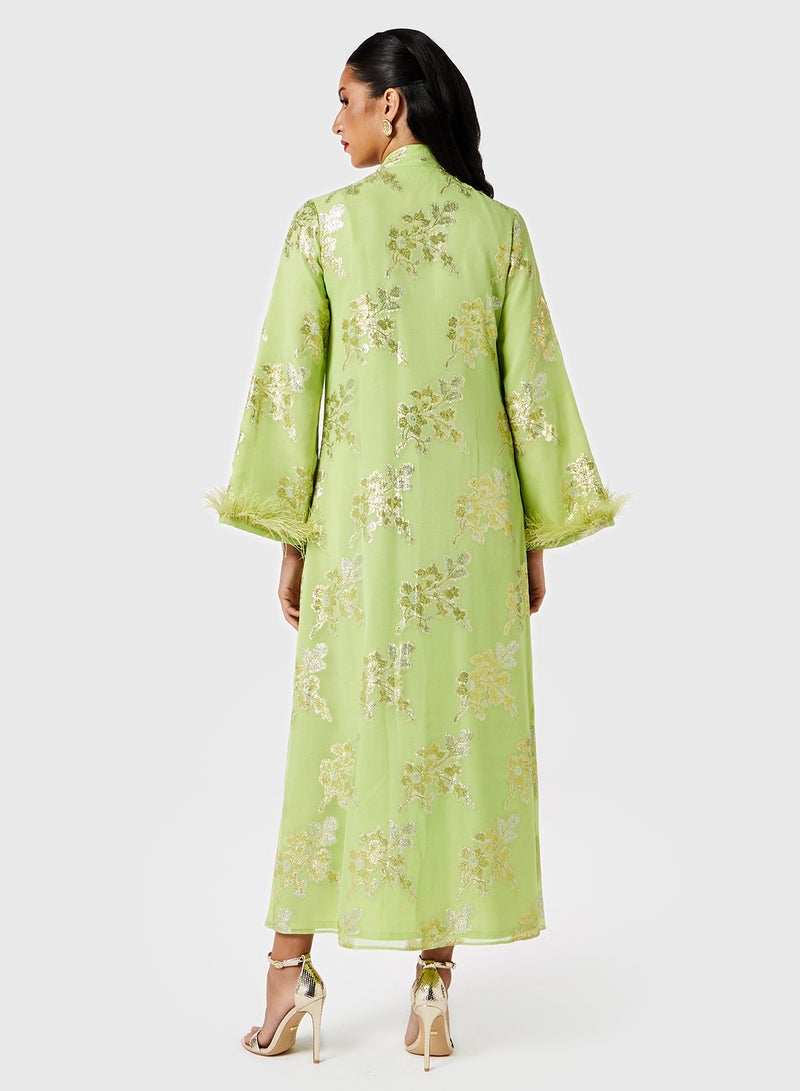 ثريدز باي اجوني فستان قفطان بطبعة زهور - Image 2