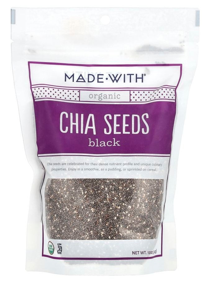 Organic Chia Seeds Black 12 oz (340 g) - pzsku/Z4CA0A82E03BDD16EFA0CZ/45/_/1740571289/b4c88ff0-4935-412c-9781-a120e87d37f2