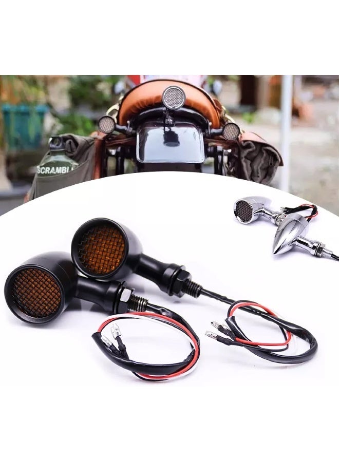 Generic Universal Motorcycle LED Turn Signal Light Set - Image 1