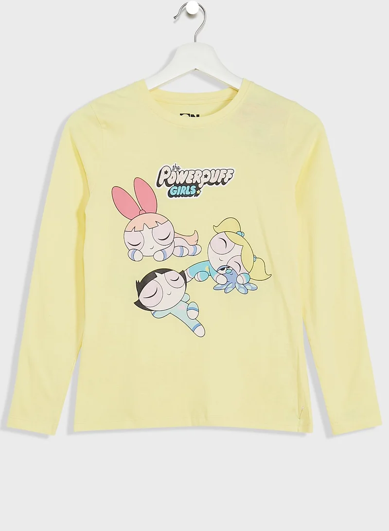 Warner Bros Youth Power Puff Girls Pyjama Set