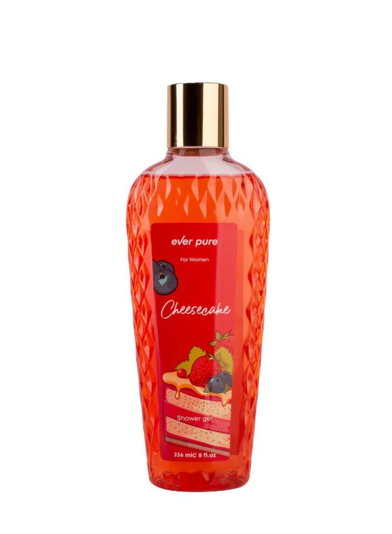 ever pure cheesecake shower gel 236 ml