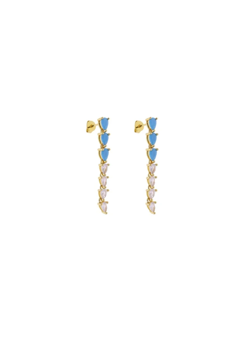 AMIE Dubai  Earrings w/stones blue for Women | Best Price UAE