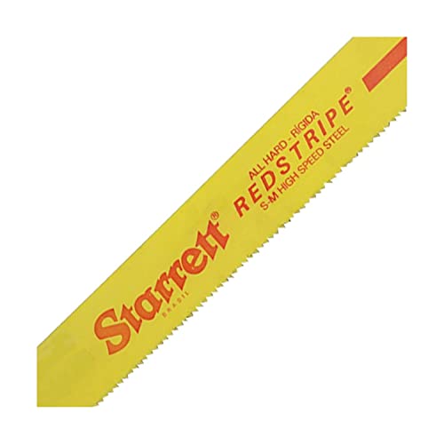 Starrett Redstripe Solid High Speed Steel Power Hacksaw Blade - Ideal for Contractors and Tradesmen - .100" Thickness, 6 TPI, 24" Length, 2" Width - RS600-6 - Image 3