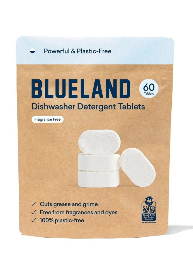 Blueland - Dishwasher Detergent Tablet Refill 1 Pack - Plastic-Free & Eco Friendly Alternative to Liquid Pods or Sheets - Natural, Sustainable - 60 Washes - Image 1