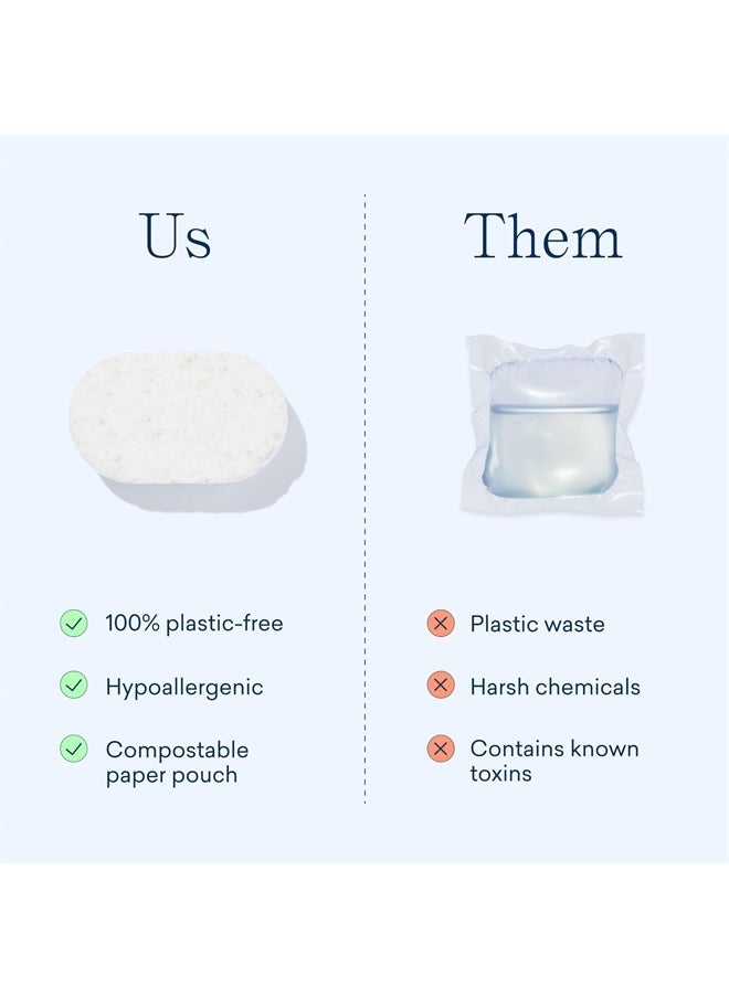 Blueland - Dishwasher Detergent Tablet Refill 1 Pack - Plastic-Free & Eco Friendly Alternative to Liquid Pods or Sheets - Natural, Sustainable - 60 Washes - Image 1