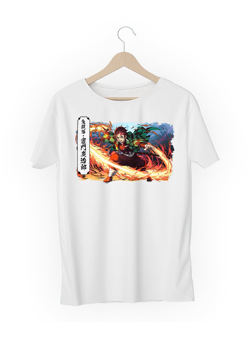 Fashion World Cotton T-shirt Printed with High-quality Anime Demon Slayer - Image 3