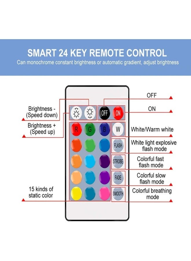 Royal Apex Color Changing Light Bulb With Remote 10W Dimmable Led Light Bulbs - Image 3