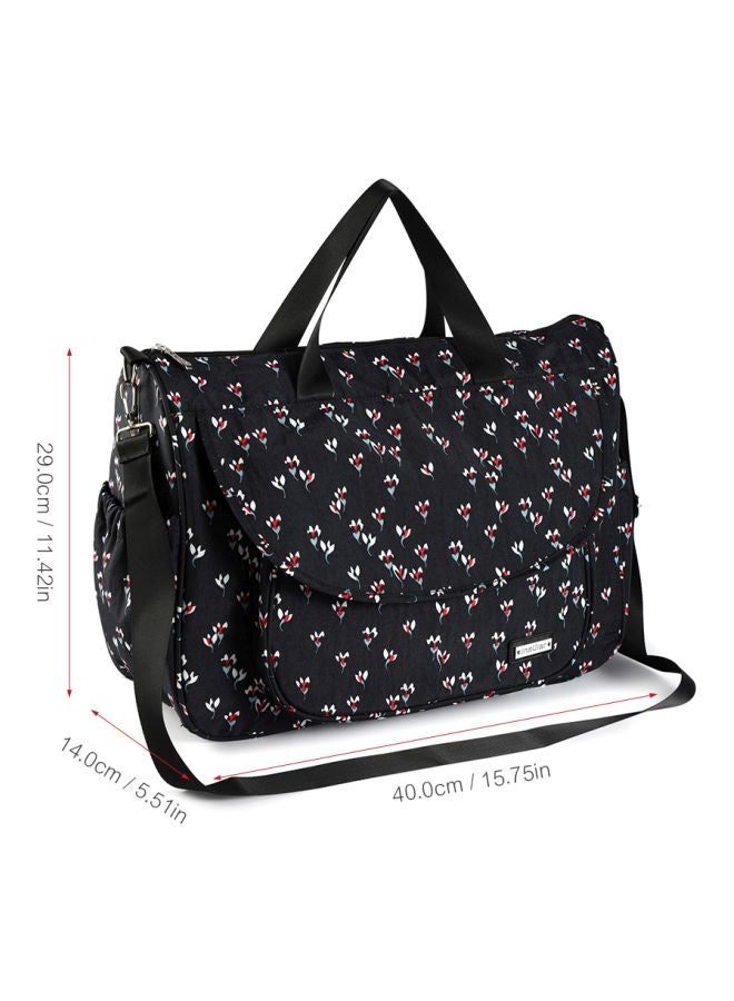 insular Waterproof Multi-Function Baby Diaper Bag with Changing Pad Insulation, Stroller Hanging Strap Storage - Image 4