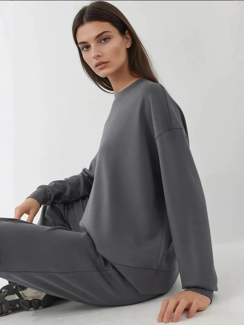 HICCUP Modal Touch Basic Sweatshirt