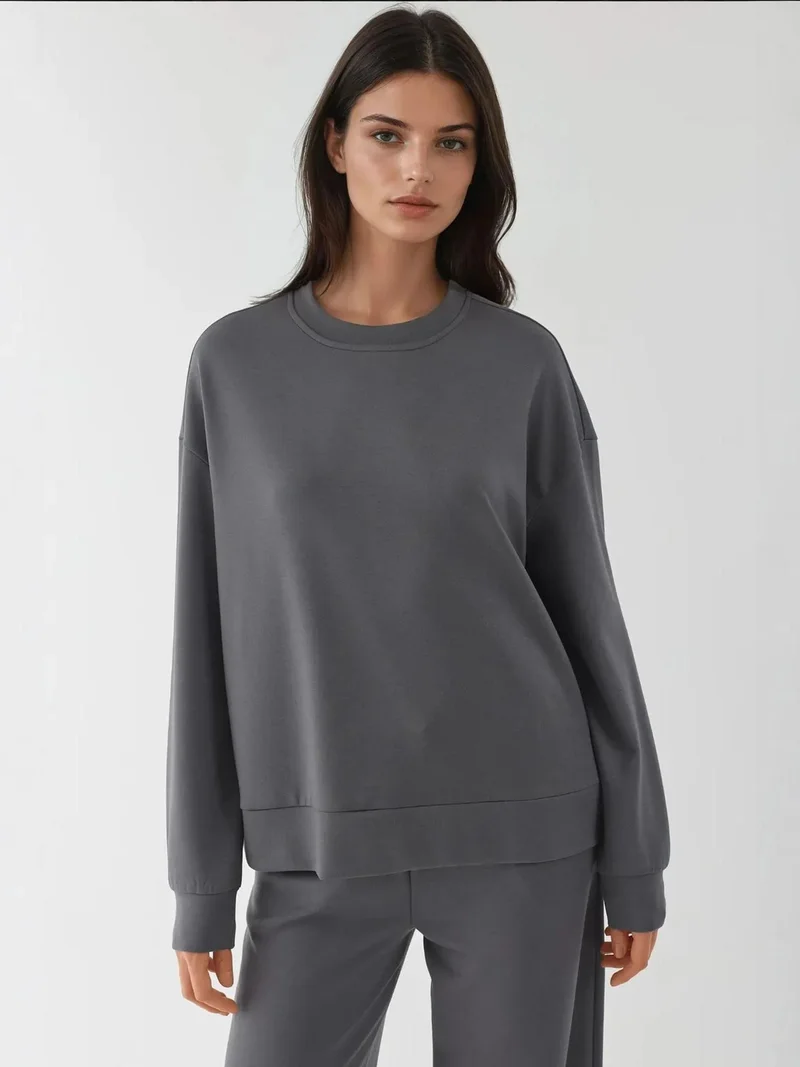 HICCUP Modal Touch Basic Sweatshirt