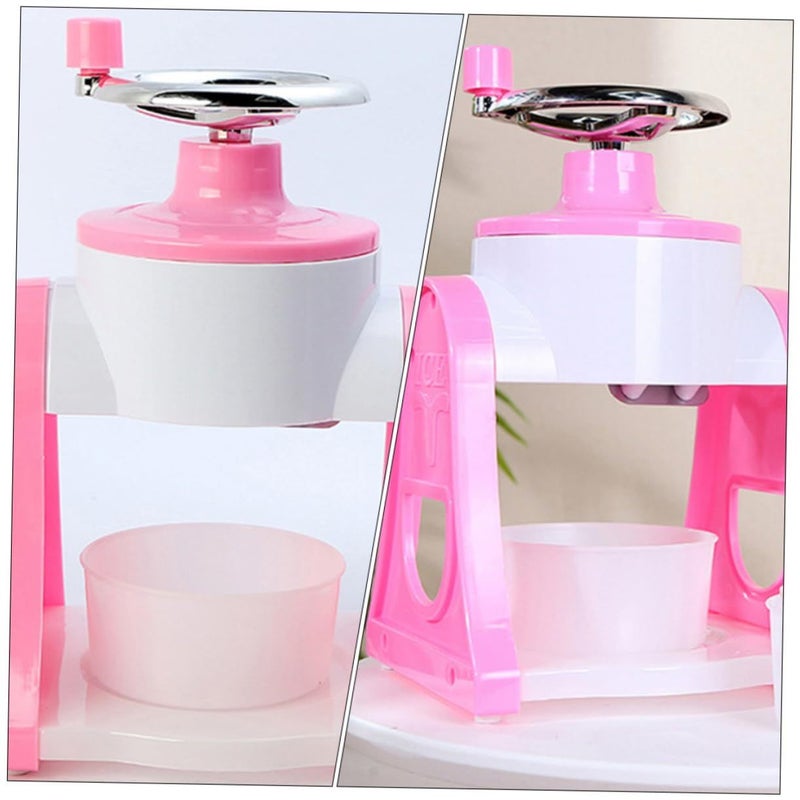 Manual Ice Crusher Slushy Maker Hand Operated Ice Chipper Shaver Tool Easy to Clean Reusable - Image 3