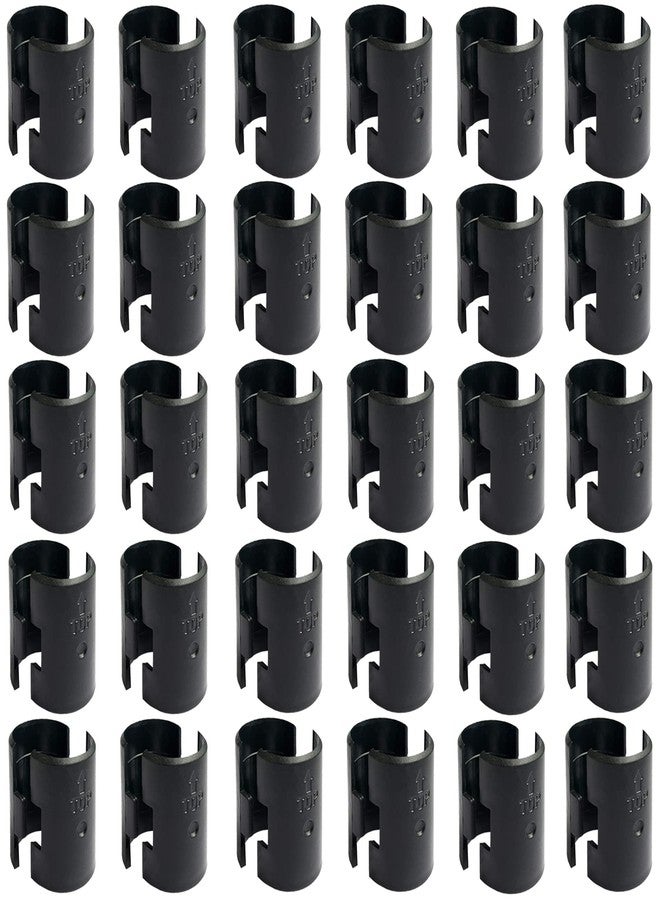 WAFJAMF Wire Shelf Clips Shelving Sleeves - 60 Pack Shelf Lock Clips for 1" Post- Shelving Sleeves Replacements for Wire Shelving System - Image 1