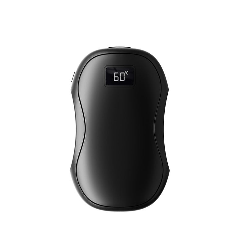 N26 Magnetic split hand warmer, two-in-one hand warmer, mini digital display USB charging hand warmer - Image 1
