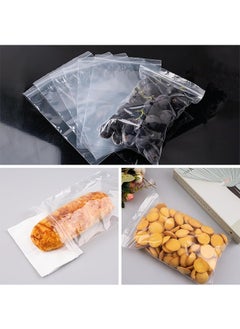 Ant 100-Piece Clear Plastic Ziplock Bags, Resealable Storage Pouch Bags for Kitchen Storage Jewellery Craft Storage (10*15CM)  - Image 5