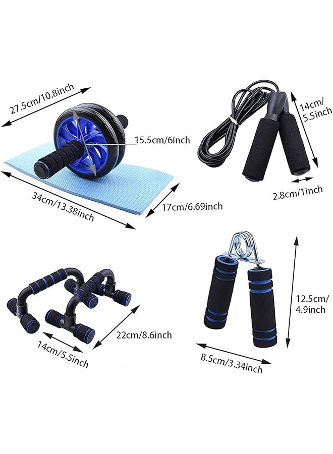 joyzzz Ab Wheel Roller Kit Professional Core Trainer with Automatic Rebound Technology Complete Abdominal Exercise Equipment for Home Gym Perfect for Core Strength Training - Image 4