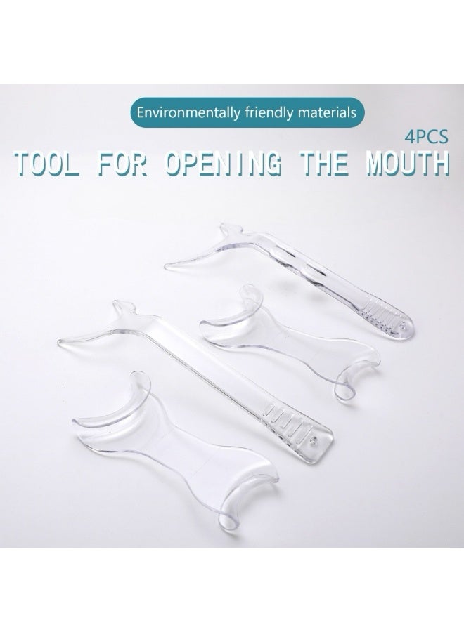 مجموعة أدوات طب الأسنان مكونة من 4 قطع من أدوات طب الأسنان الشفافة - Image 1