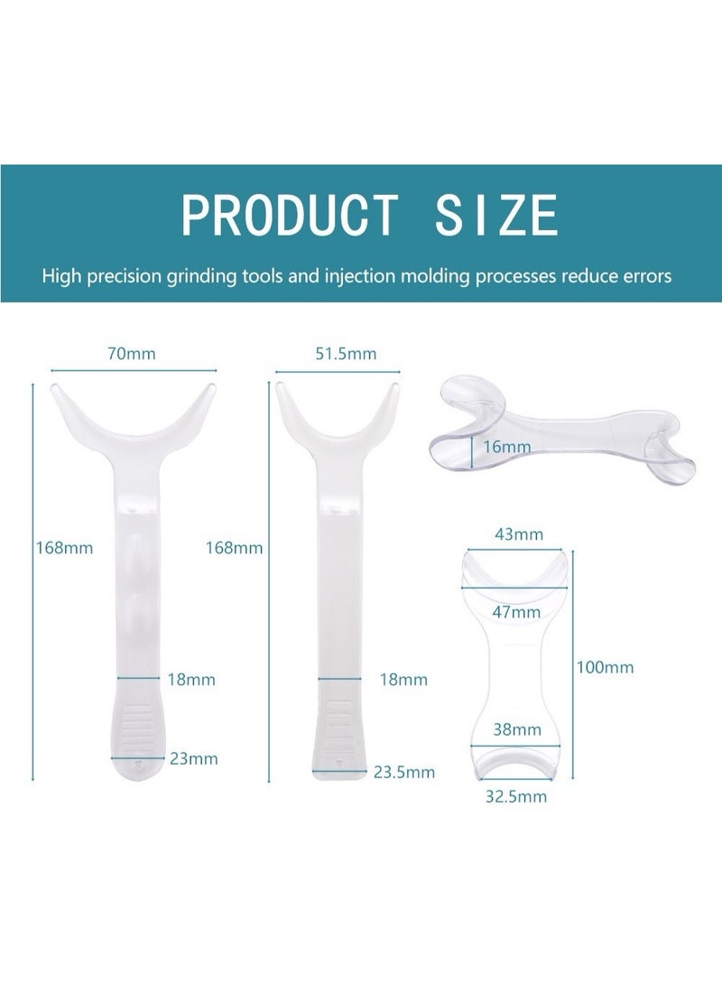 مجموعة أدوات طب الأسنان مكونة من 4 قطع من أدوات طب الأسنان الشفافة - Image 2