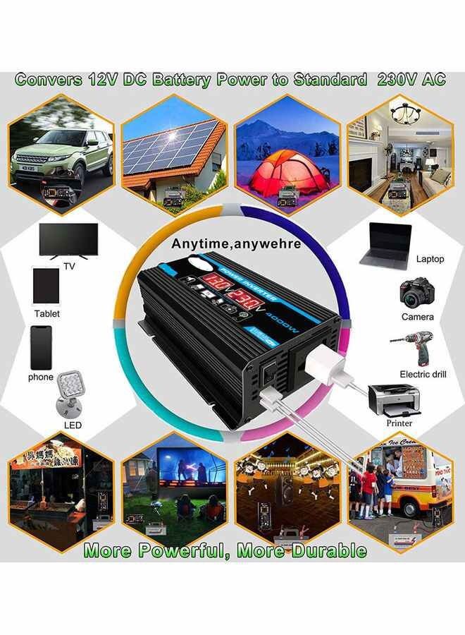 Generic 4000W Intelligent Digital Car Inverter  - Image 2