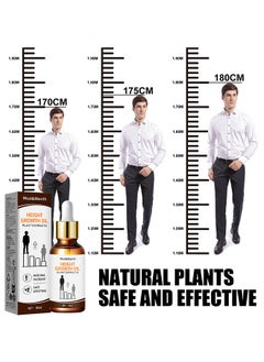 West&Month Height Growth Oil Plant Extracts, Body Boost Essential Oils Foot Stimulation Massage, Natural Herbal Height Increasing Essential Oil, Growth Massage Oil, Promot Bone Growth For Adolescent Bone Growth  - Image 2