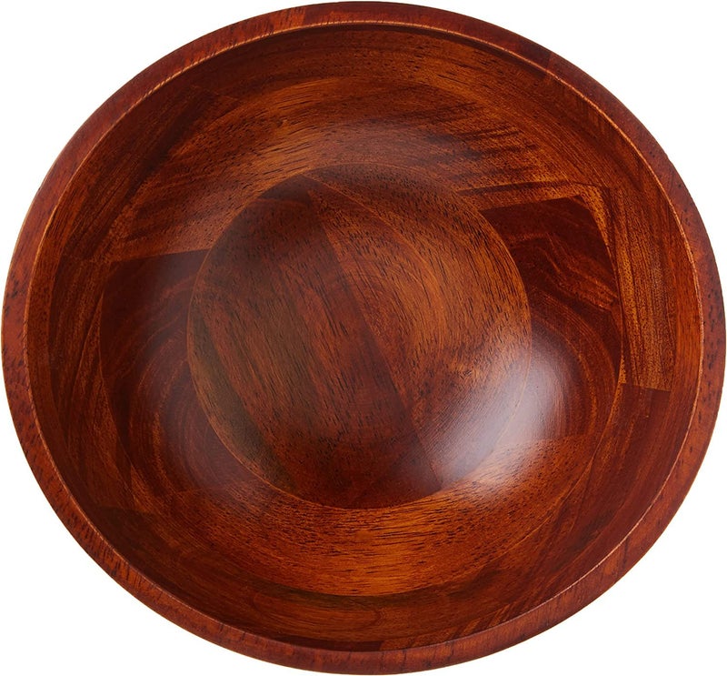 Lipper International Cherry Finished Wavy Rim Beechwood Serving Bowl for Fruits or Salads, Matte, Small, 7.5" x 7.25" x 3", Single Bowl, 30.43Fl oz - Image 5
