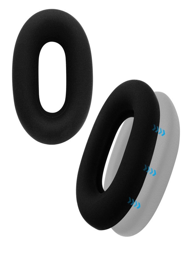 Adhiper XM5 Silicone Case Sweat Earpad Covers for Sony WH-1000XM5, Upgraded Ear Covers Silicone Case Accessories for Sony WH-1000XM5 Wireless Headphones, Sweatproof Easily Washable - Black - Image 1